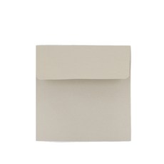 Bearplay 正方形明信片信封 11.5 x 11.5 cm, 貂皮色, 20個