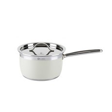 라리사 인덕션 헤리티지 통5중 스테인리스 편수냄비 W489 1.5L, 16cm, 아이보리, 1개