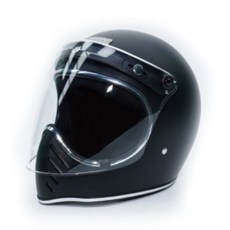 크랭크 레트로 오토바이헬멧 전용 쉴드, 투명