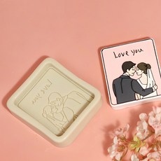 AngleThing 婚禮愛你婚禮婚禮照片平板模具, 單色