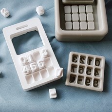 주차번호판 몰드세트 2구