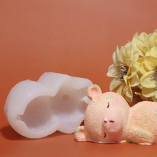 AngleThing 小熊立體矽膠模具 XL號, 單色