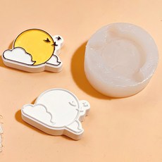 추석 보름달 타블렛 실리콘몰드 1구