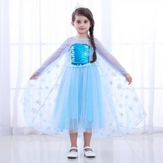 冰公主閃亮雪紡裙+亮片 7種組