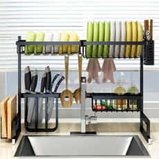 餐具瀝水架, 黑色