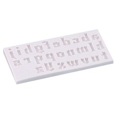 英文字母矽膠模具, 阿爾及利亞體