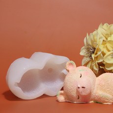 잠자는 곰 실리콘몰드 큰곰