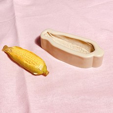 ANGLE THING 迷你玉米斷面立體矽膠模具 2入, 單一顏色