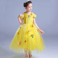 可愛蝴蝶結洋裝+蝴蝶結手套 6件組