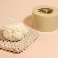 玫瑰馬卡龍矽膠模具, 單一顏色