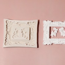 B型優雅鏡框矽膠模具, 美術展覽相框