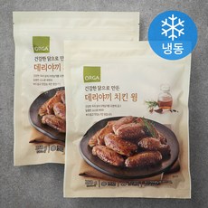 올가 건강한 닭으로만든 데리야끼 치킨 윙 (냉동), 250g, 2개