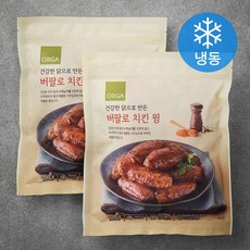 올가 건강한 닭으로 만든 버팔로 치킨 윙 (냉동), 250g, 2개