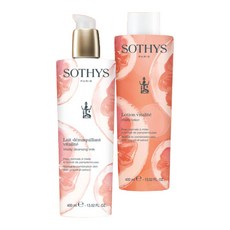 SOTHYS 蘇緹 保濕卸妝乳 400ml+乳液 400ml, 1組