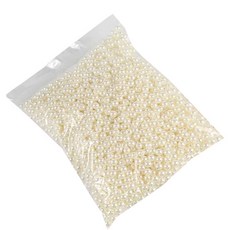 아크릴 진주비즈 12mm 500g, 백색, 1개