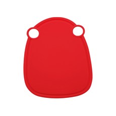 비엘라후스 플래티늄 실리콘 개구리 양면도마, 레드, 1개