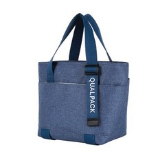 Qual pack 單肩背保冷袋 QA02S 7L(附保冷劑), 藍色, 1入