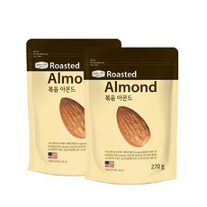 RichFarm Nuts 炒杏仁果, 270g, 2袋