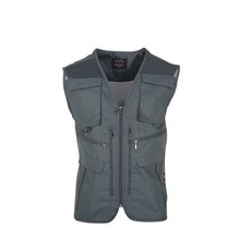 Roberto Ferrous 男士 V 領後背網眼登山背心 OCVRV6011S1