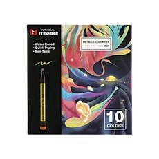 金屬麥克筆, 10色, 1個