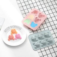 아기 댕댕이 6구 실리콘몰드, 랜덤발송