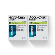 아큐첵 인스턴트 혈당측정 검사지, 2개, 50개입