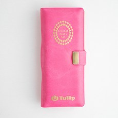 TULIP 鉤針組+粉色收納包, 1套