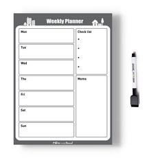 메모랑보드랑 스파이더 메모보드 주간계힉표 화이트