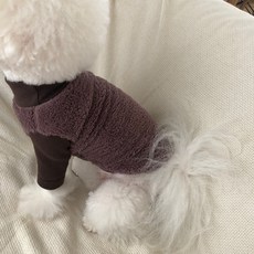 MAGDOG 犬用刷絨連身衣, 棕色