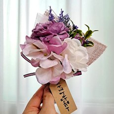 水漾花卉 人造薰衣草花束, 混合色, 1個