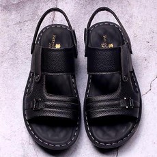 Retro Mood 男款手工車線軟墊涼鞋 1173款