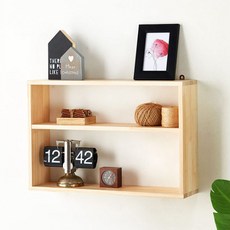 나무친구 2단 가로 벽선반, 내츄럴