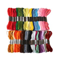 FELT79 十字繡線 3024 50色, 混色, 8m