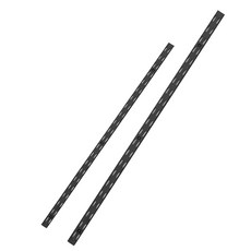 더블찬넬기둥 블랙 2종 세트, 1세트