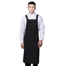 Speed Gown 長版圍裙 AB1041, 1個, 黑色