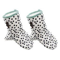 ggoom duboo 厚棉設計廚房手套, 黑色氣泡, 2個