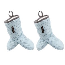 꿈꾸는두부 두꺼운 순면 디자인 주방장갑, 팝핑플라워, 2개