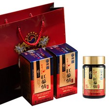 ncsarams 紅蔘精+購物袋, 2罐, 240g