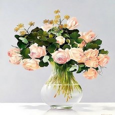 PIPO 名畫繪製DIY套組, 透明花瓶