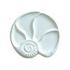 陶瓷盤 菊石款, 1個