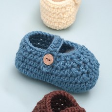 slow moments 針織瑪莉珍套鞋DIY組, 1套, 水色