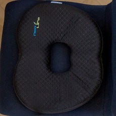neo+ 功能型簡約風記憶海綿坐墊, 黑色