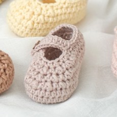 slow moments 針織瑪莉珍套鞋DIY組, 1套, 淡米色