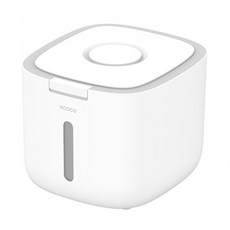 ecoco 一鍵式密封防潮米桶, 灰色, 1個