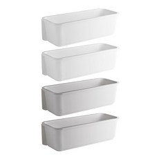 BLOCK MART 黏貼式滑動廚房調味罐架 4件組, 隨機出貨