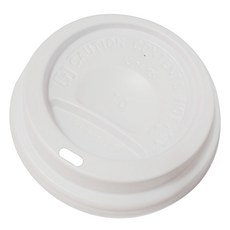 테이크아웃컵뚜껑 화이트 9.1cm, 1개입, 1000개