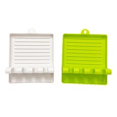 料理幫手盤子架 2種組, 白色, 綠色