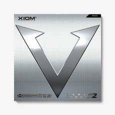 XIOM Vega Pro桌球膠皮, 黑色的