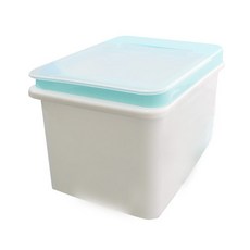 掀蓋型米箱桶 10kg, 藍色