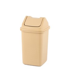 Buy goods 素色搖蓋垃圾桶, 米色